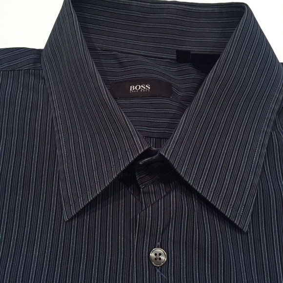 Hugo Boss Men's Pinstripe Dress Shirt